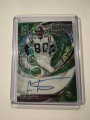 Cris Carter [Green] #ICN-CCA Football Cards 2022 Panini Spectra Icons Autographs Prices