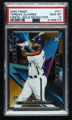 Yordan Alvarez [Gold Refractor] Baseball Cards 2020 Topps Finest Firsts Prices