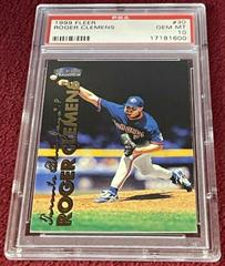 Roger Clemens #30 Baseball Cards 1999 Fleer Prices