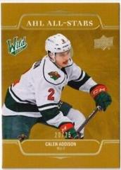 Calen Addison [Gold] #AS-20 Hockey Cards 2021 Upper Deck AHL All Stars Prices