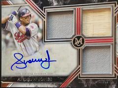 Andruw Jones Signature Swatches Triple Relic Autograph #SWTRA-AJO Baseball Cards 2022 Topps Museum Collection Prices