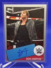 Dean Ambrose [Silver] Wrestling Cards 2015 Topps Heritage WWE Autographs Prices