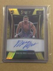 Bron Breakker [Gold Prizm] #SN-BBK Wrestling Cards 2022 Panini Select WWE Signature Selections Prices