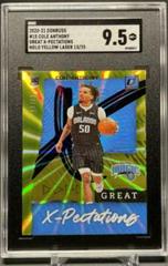 Cole Anthony [Yellow Laser] #15 Basketball Cards 2020 Donruss Great X-Pectations Prices