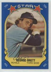 George Brett Baseball Cards 1981 Fleer Star Stickers Prices