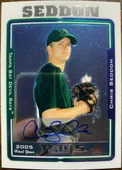 Chris Seddon [Autograph] #225 Baseball Cards 2005 Topps Chrome Prices