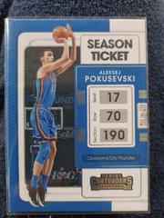 Aleksej Pokusevski #95 Basketball Cards 2021 Panini Contenders Prices