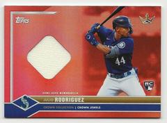 Julio Rodriguez [Relic Red Rainbow] #15 Baseball Cards 2022 Topps X Bobby Witt Jr. Crown Prices