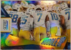 Los Angeles Chargers [Gold Zone] #7 Football Cards 2023 Panini Score Huddle Up Prices