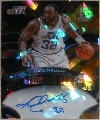 Karl Malone [Astral] #ILS-KAR Basketball Cards 2021 Panini Spectra Illustrious Legends Signatures Prices