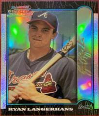 Ryan Langerhans [Refractor] #416 Baseball Cards 1999 Bowman Chrome Gold Prices