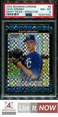 Zack Greinke [Xfractor] #6 Baseball Cards 2002 Bowman Chrome Draft Picks Prices
