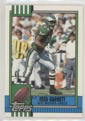 Fred Barnett Football Cards 1990 Topps Traded Prices
