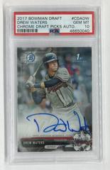 Drew Waters Baseball Cards 2017 Bowman Draft Chrome Picks Autographs Prices