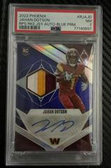 Jahan Dotson [Prime Blue] Football Cards 2022 Panini Phoenix RPS Rookie Auto Jersey Prices