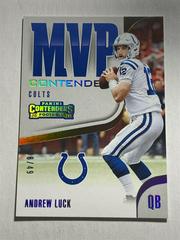 Andrew Luck [Gold] Football Cards 2018 Panini Contenders MVP Prices
