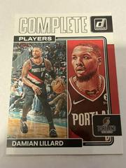 Damian Lillard #8 Basketball Cards 2022 Panini Donruss Complete Players Prices