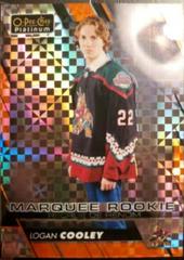 Logan Cooley [Orange Checker] Hockey Cards 2023 O-Pee-Chee Platinum Preview Prices