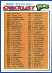 Checklist 133-264 #208 Baseball Cards 1977 Topps Prices