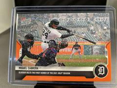 Miguel Cabrera [Orange] #1 Baseball Cards 2021 Topps Now Prices