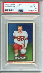 Bill Owens #31 Football Cards 1951 Topps Magic Prices