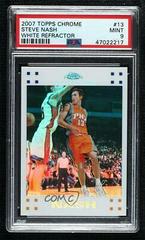 Steve Nash [White Refractor] #13 Basketball Cards 2007 Topps Chrome Prices