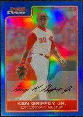 Ken Griffey Jr. [Blue Refractor] #81 Baseball Cards 2006 Bowman Chrome Prices