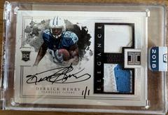 Derrick Henry [Helmet & Nameplate Autograph] #162 Football Cards 2016 Panini Impeccable Prices
