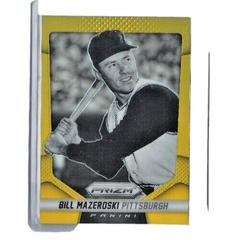Bill Mazeroski [Gold Prizm] Baseball Cards 2014 Panini Prizm Prices