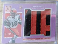 David Bell [Pearl] #SS-26 Football Cards 2022 Panini Encased Substantial Rookie Swatches Prices
