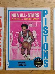 Dave Bing Basketball Cards 1974 Topps Prices