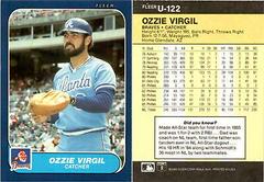 Ozzie Virgil #U-122 Baseball Cards 1986 Fleer Update Prices