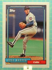 Greg Maddux Baseball Cards 1992 Topps Prices