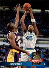 Sean Rooks Basketball Cards 1992 Upper Deck Rookie Standouts Prices