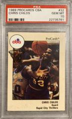 Chris Childs Basketball Cards 1989 Procards Cba Prices
