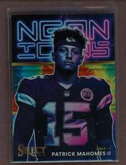 Patrick Mahomes II [Tie Dye] #NI-3 Football Cards 2022 Panini Select Neon Icons Prices