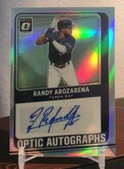 Randy Arozarena [Holo] #OA-RA Baseball Cards 2021 Panini Donruss Optic Autographs Prices
