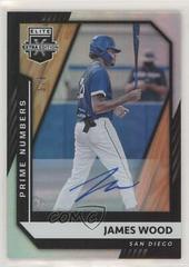 James Wood [Prime Numbers Signature C] #62 Baseball Cards 2021 Panini Elite Extra Edition Prices