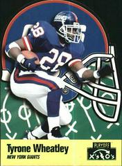 Tyrone Wheatley [X's & O's] #21 Football Cards 1996 Playoff Prime Prices