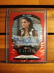 Jaimie Alexander as Sif [Red Auto] #8 Marvel 2022 Allure Prices