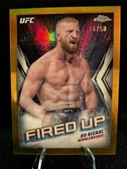 Bo Nickal [Gold Refractor] #FDP-24 Ufc Cards 2024 Topps Chrome UFC Fired Up Prices