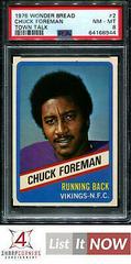 Chuck Foreman [Town Talk] #2 Football Cards 1976 Wonder Bread Prices