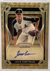 Jack Hartman [Gold Prizm] Baseball Cards 2021 Panini Prizm Draft Picks Autographs Prices