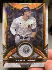 Aaron Judge [Orange] Baseball Cards 2023 Topps Tribute Stamp of Approval Relics Prices