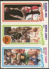 Shelton, Kenon, Washington Basketball Cards 1980 Topps Prices