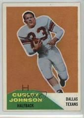 Curley Johnson Football Cards 1960 Fleer Prices