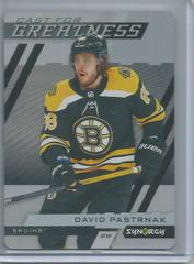 David Pastrnak Hockey Cards 2022 Upper Deck Synergy Cast For Greatness Prices