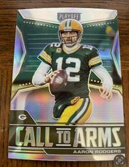 Aaron Rodgers #CA-ARO Football Cards 2021 Panini Playoff Call to Arms Prices