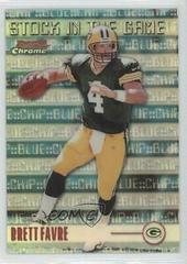Brett Favre [Refractor] #S15 Football Cards 1999 Bowman Chrome Stock in the Game Prices