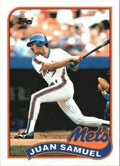 Juan Samuel #108T Baseball Cards 1989 Topps Traded Tiffany Prices